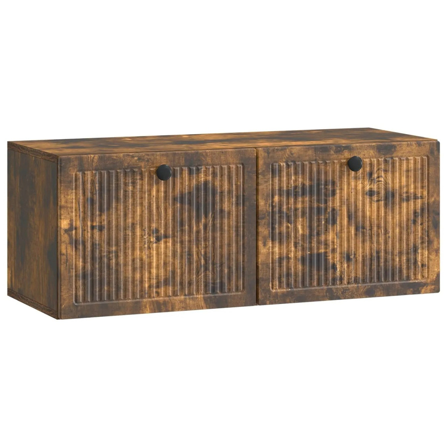 vidaXL Wandmontierter TV-Schrank Modern in Eiche Braun B: 78,5 cm, T: 31 cm, H: 30 cm - Bild 2