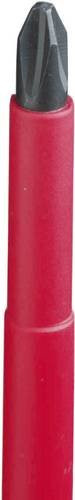 Cimco VDE Kreuzschlitz-Schraubendreher PH 0 in Rot mit Edelstahlklinge, Klingenlänge: 60 mm - Bild 1