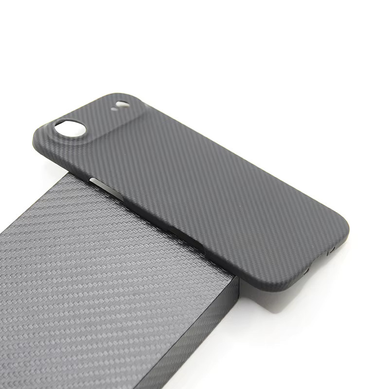 ZXKE Aramidfaser Handyhülle für Apple iPhone Air Cover in Schwarz - Bild 2