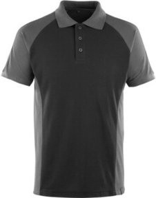 Mascot Polo-Shirt Bottrop in Schwarz/Dunkelanthrazit Größe 2XL - Bild 1
