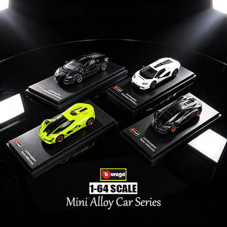 Bburago Lamborghini Terzo Millennio Countach LPI800-4, Modellauto, 1:64, Metall, ab 14 Jahren