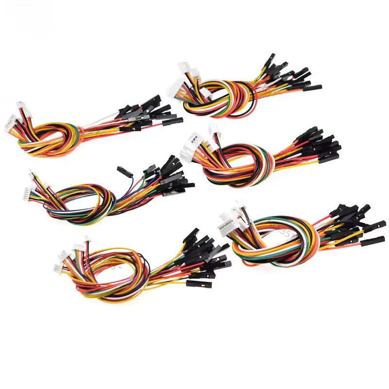 ALINSIN Buchsenstecker Set für Dupont-Kabel mit 1,0 mm, 1,25 mm, 2,0 mm und 2,54 mm Pitch, 5er Pack, verschiedene Polzahlen (1P bis 4P) - Bild 2