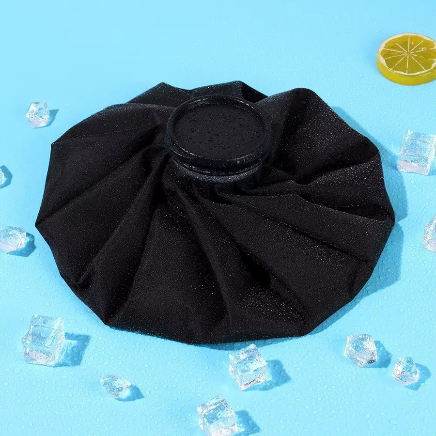 DUTRIEUX Wiederverwendbarer Eisbeutel als Kalt- und Warmwasser-Kompressentasche in Schwarz für Sportverletzungen, Schwellungen und Schmerzen - Bild 3