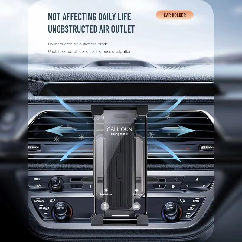 Universal Tablet Ständer für Auto CD-Schlitz von xnyocn, Schwarz, passend für 4-13 Zoll iPad Pro Air Mini und Smartphones - Bild 2