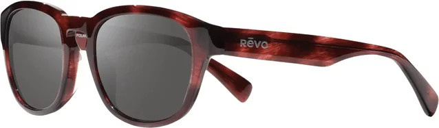 Revo Zinger II Sonnenbrille, Panto, Acetate, Unisex, rot, braun - Bild 1