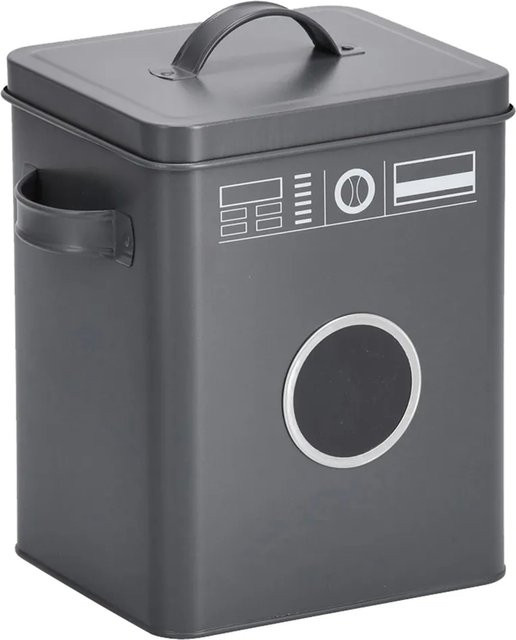 Zeller Present Waschpulver-Box aus Metall in Anthrazit - Bild 1