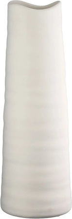 Gilde Bodenvase Morsum in Creme, Keramik, Höhe: 56 cm, Durchmesser: 15,5 cm