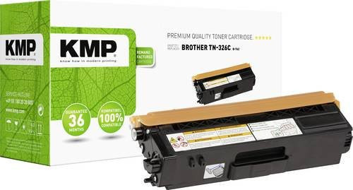 KMP Tonerkassette Cyan kompatibel mit Brother TN-326C und TN326C für 3500 Seiten - Bild 1