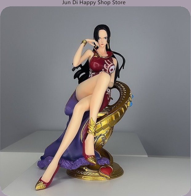 Bandai One Piece Boa Hancock Sitting Pose, Anime Figur, 23cm - Bild 1