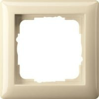 Gira Abdeckrahmen 1-fach bruchsicher glänzend IP44 in Weiß oder Beige - Bild 1