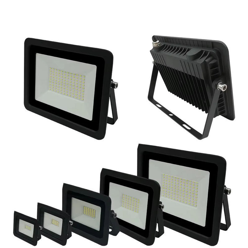 MIWAT LED Flutlicht Reflektor Scheinwerfer IP68 Wasserdicht Schwarz für Garten Straße und Wand - Bild 7