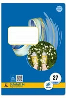Staufen Schulheft Style DIN A4 liniert mit Rand in Blau, 16 Blatt, Lineatur 27 - Bild 1
