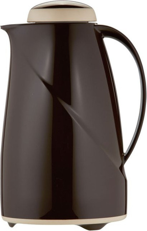 Helios Isolierkanne Wave braun, 1,5 l