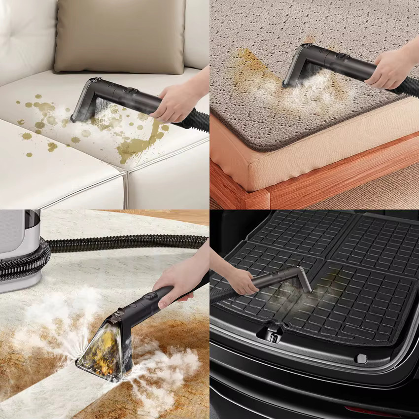 CROISIKO C988 Dampfreiniger für Polster und Teppiche in Weiß mit 1650 W und 20 kPa Saugleistung - Bild 4