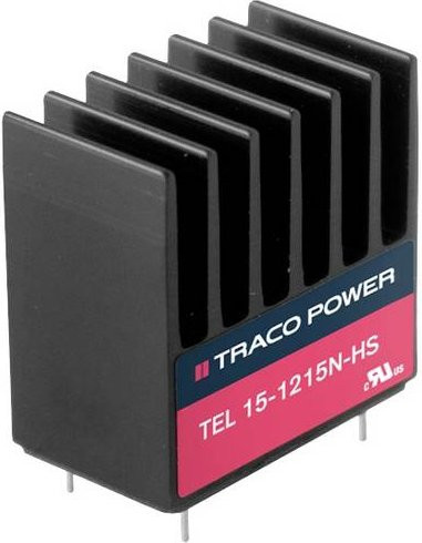 Traco Power TEL 15-4823N-HS DC/DC-Wandler 15 V/DC 0.5A 15W in Schwarz - Bild 1