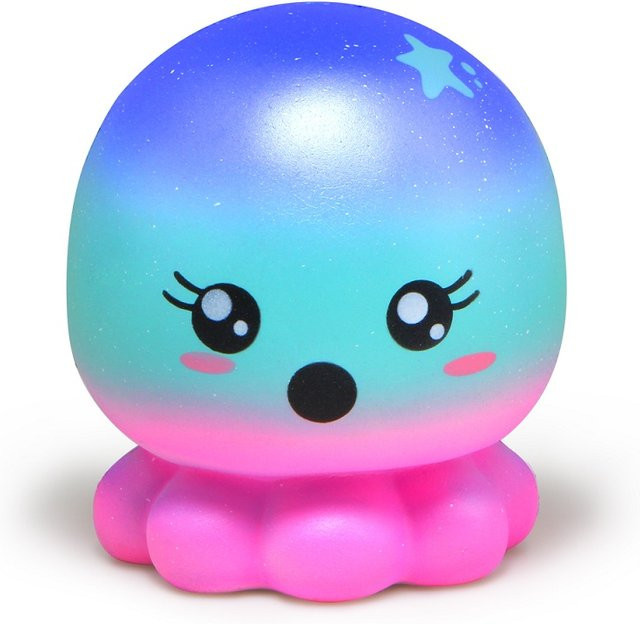 CHUTAI Kawaii Super Jumbo Stressabbau Squishy Galaxy Meeresfrüchte Tintenfisch/Oktopus, Quetschspielzeug - Bild 1