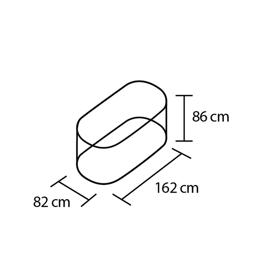 Vitavia Hochbeet Vita 858 in Seegras, B: 162 cm, T: 82 cm, H: 86 cm - Bild 2