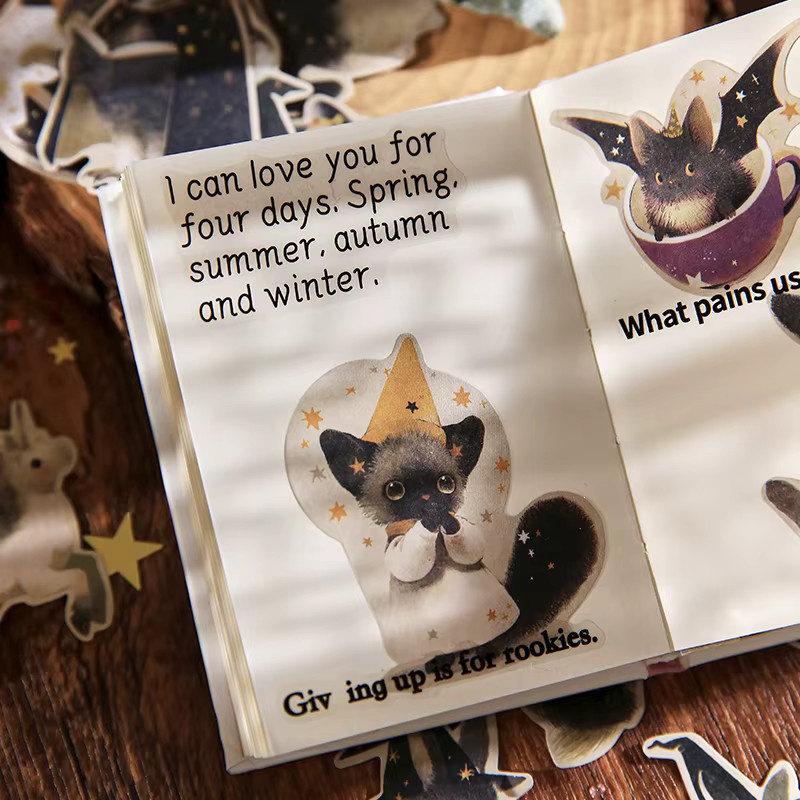 Mr. Paper Magic Animal Party Serie Aufkleber Set mit Blechbox, 100 Blatt, Mehrfarbig - Bild 5