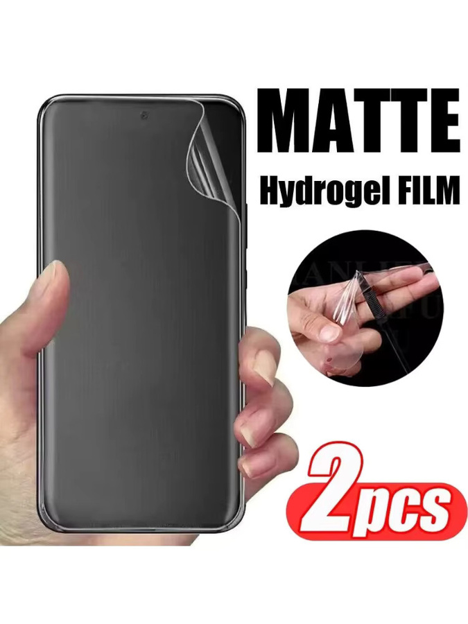 2er-Pack Matte Hydrogel Schutzfolien für Xiaomi Mi 17 Pro Max 15 14 13 T Pro Ultra Transparent mit Anti-Fingerprint-Funktion - Bild 5