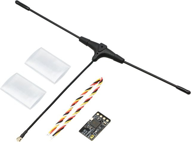 U-Angel-1988 ELRS 915 MHz Nano ExpressLRS Empfänger mit T-Typ-Antenne und WLAN-Upgrade für RC FPV Drohnen in Schwarz - Bild 1