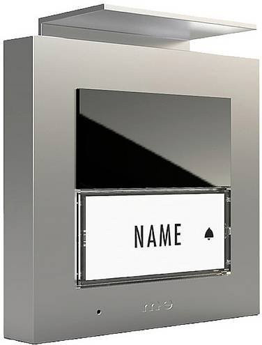 M-e modern-electronics ADV-1010 S Vistadoor Audio-Außenstation für Türsprechanlagen aus Aluminium in Silber - Bild 1