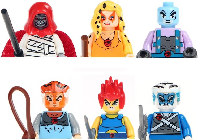 Keeppley Thundercats Tygra Panthro Cheetara Mini-Actionfiguren, 3-teiliges Set - Bild 1