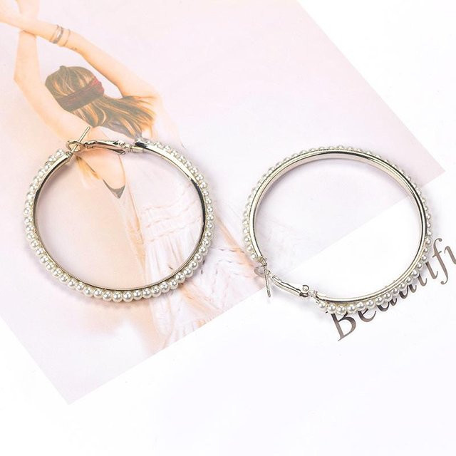 BaiJia Jewelry Ohrringe, Perle, Gold, Silber, Damen - Bild 1