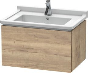 Duravit L-Cube Waschtischunterschrank wandhängend, Farbe Braun, B: 67 cm, T: 46,9 cm, H: 40,8 cm - Bild 1