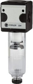 Riegler Multifix Filter mit transparentem Polycarbonatbehälter, 5 µm, BG 1, G 1/4, HA - Bild 1