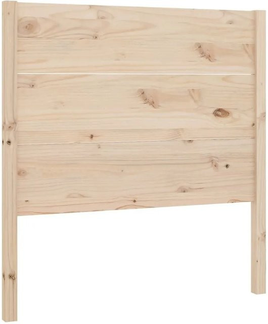 vidaXL Kopfteil aus Massivholz Kiefer in rustikalem Design, B/T/H: 96 x 4 x 100 cm - Bild 1