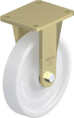 Blickle Bockrolle BS-SPO 251K mit Kunststoffrad in Weiß, Rad-Durchmesser: 25 cm, Tragfähigkeit: 1500 kg - Bild 1
