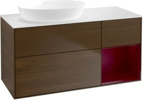 V&B Waschtischunterschrank Finion in Weiß, lackiert, Breite: 120 cm, Tiefe: 50,1 cm, Höhe: 50,1 cm - Bild 1