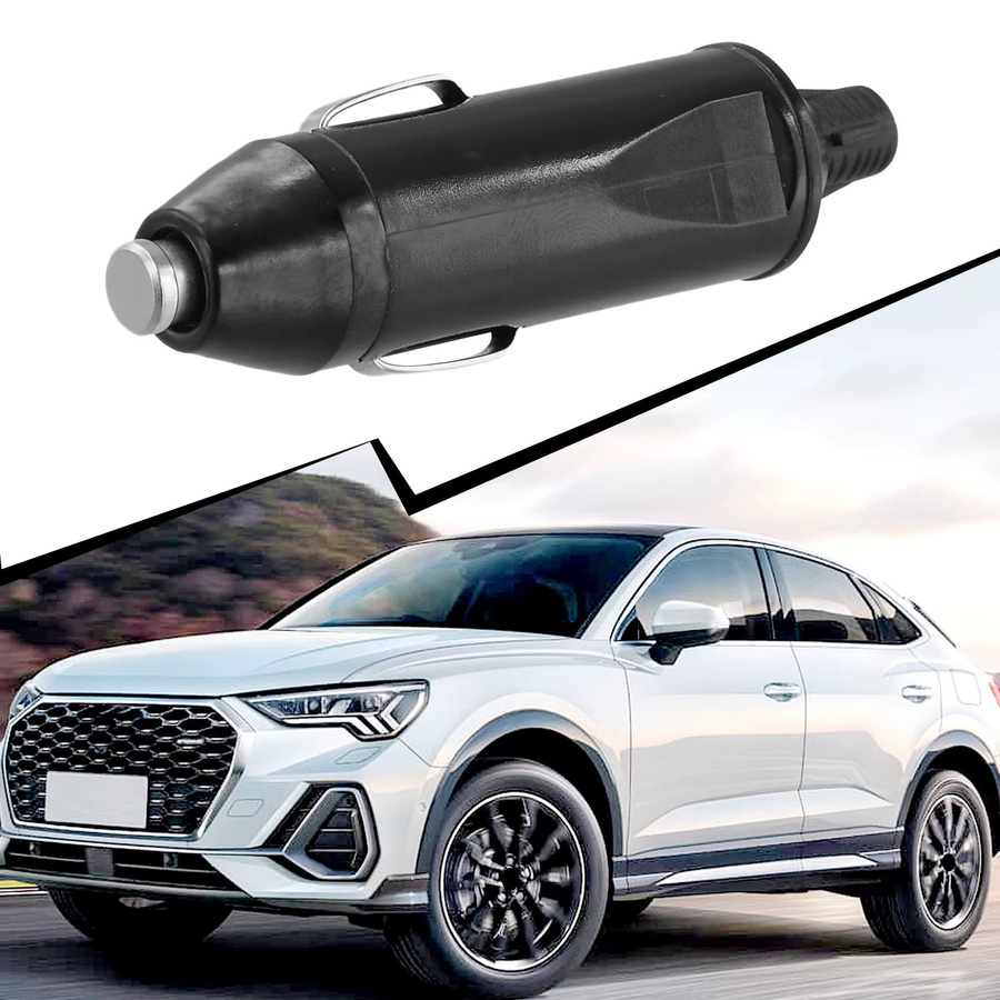 USB-C und USB-A Auto-Ladegerät für den Zigarettenanzünder in Schwarz - Bild 2