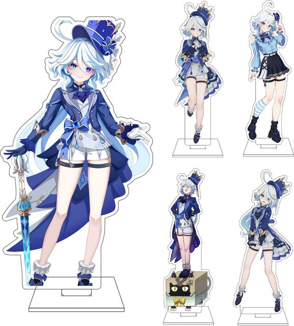 Bandai Genshin Impact Furina de Fontaine, Acryl-Figur Standfigur, 16cm - Bild 1