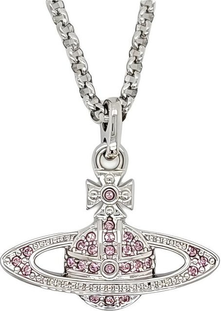 Vivienne Westwood Halskette, Silber, Kristall, Unisex - Bild 1