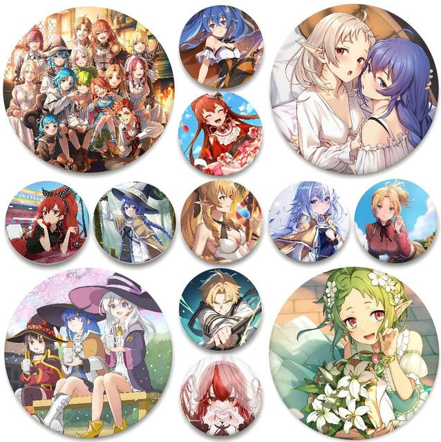 Bilibili Brosche Mushoku Tensei, Unisex - Bild 1