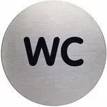 DURABLE Piktogramm Türschild PICTO aus Edelstahl in Silber, Breite: 83 mm - Bild 1