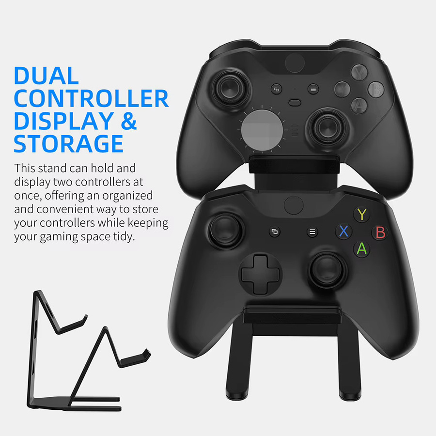 ALLOET Doppel-Controller-Halter für Nintendo Switch, PS5, PS4 und Xbox in Schwarz - Bild 3
