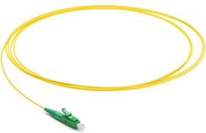 Corning Aderpigtail LC-APC UltraLBL G657.A1 Glasfaserleitung, gelb, Länge: 2 m - Bild 1