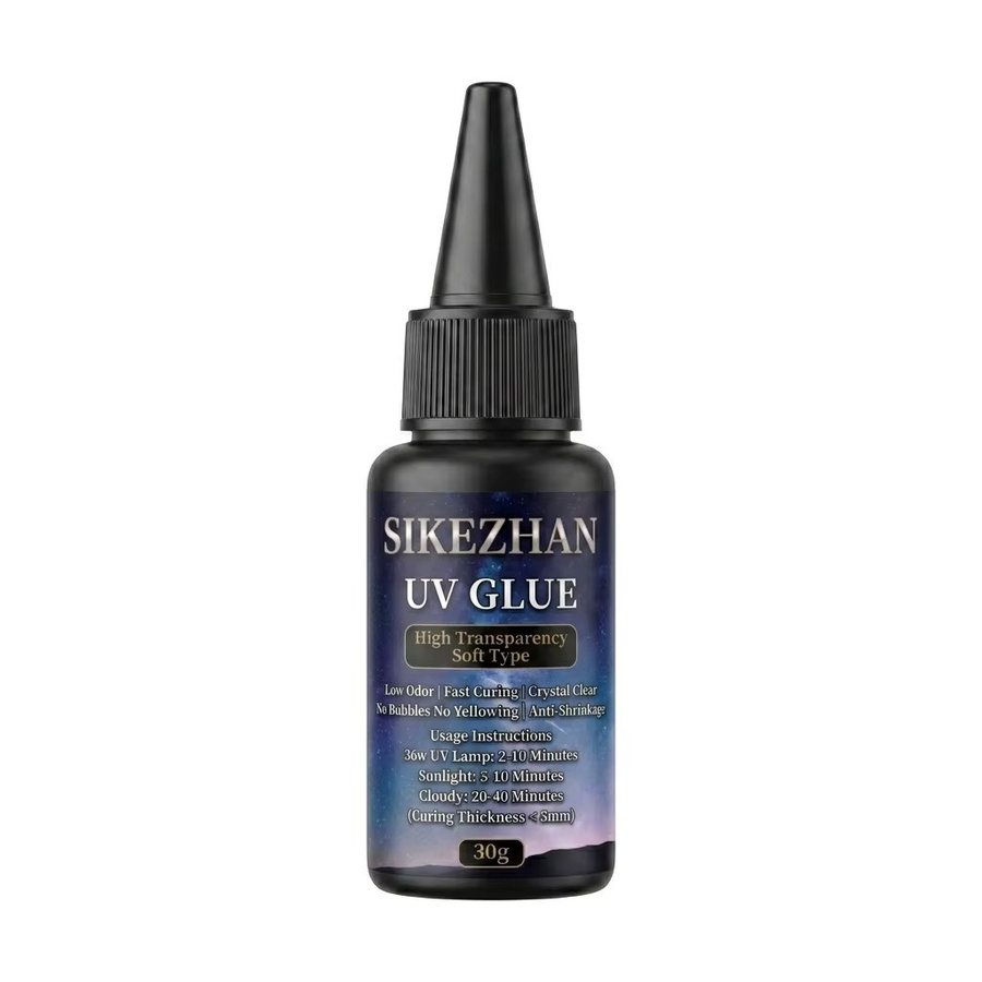 SIKEZHAN Premium Klares UV-Harz Transparent, 100g Schnell härtender Solar-Klebstoff für DIY Schmuckherstellung und kreative Handarbeiten - Bild 6