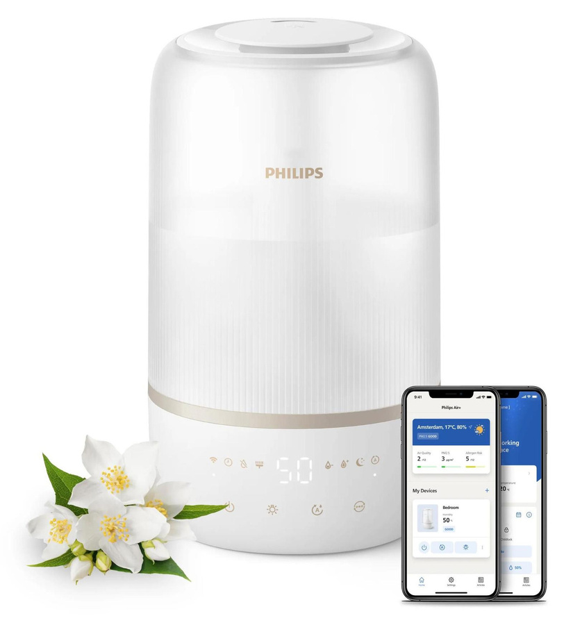 Philips Luftbefeuchter 1000 Series, 3,0 l, weiß (HU1510/04) - Bild 1