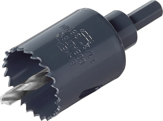 LUX-TOOLS Bi-Metall Lochsäge Professional aus Stahl, Farbe: Grau, Durchmesser: 38 mm - Bild 1