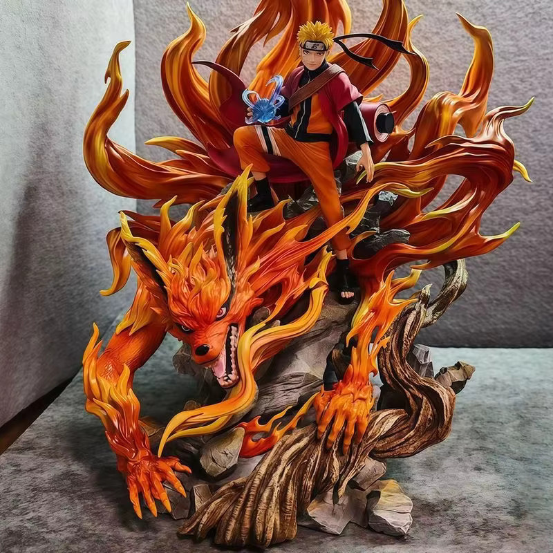 Bandai Naruto Kurama Chakra Modus Shippuden Anime Figur, Actionfigur, 43cm - Bild 3