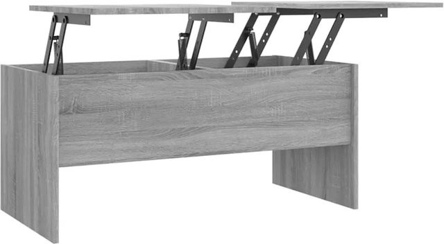 vidaXL Couchtisch modern in Grau Sonoma aus Holzwerkstoff, B/T/H: 102 x 50,5 x 46,5 cm - Bild 1
