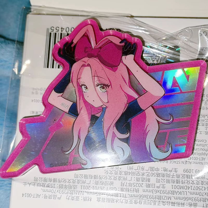 Bandai Alien Bühne Kaninchen Serie Anime Figur und Acryl Kühlschrank Aufkleber Multicolor - Bild 2