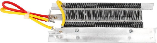 TOMTOP JMS Keramik-Lufterhitzer PTC Heizelement 24V 800W mit Thermostat in Weiß und Silber - Bild 1