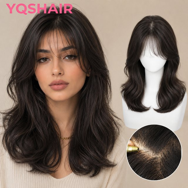 OIMG Full-Lace-Ponytail-Perücke, 100% Echthaar, Seidenbasis - Bild 1