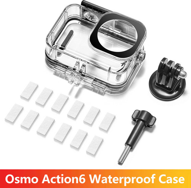 DJI Osmo Action 6 Wasserdichtes Unterwasser-Tauchgehäuse in Transparent - Bild 1