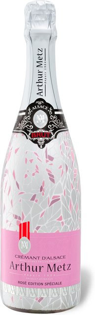 Arthur Metz Crémant d'Alsace AOP Rosé Edition Spéciale brut Schaumwein 0,75 l - Bild 1
