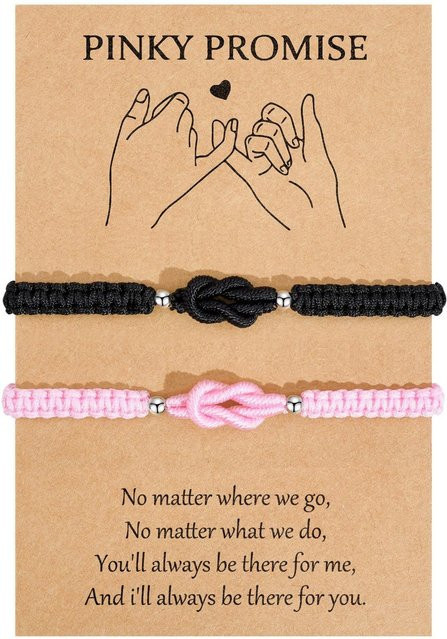 RUIYI Armband, Pinky Promise Forever Love Knot, Unisex - Bild 1